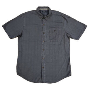 G.h. Bass & Co Gray Design Button-Up Shirt